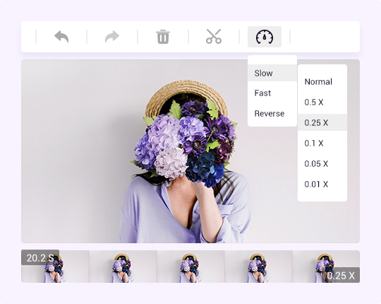 Videogeschwindigkeit anpassen