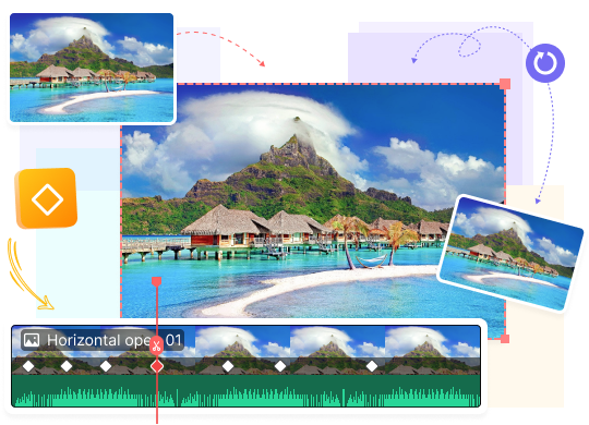 Precisely Video Editing by Keyframes