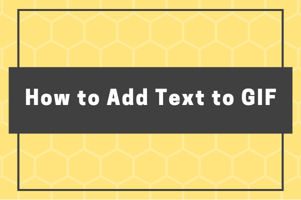 How to overlay text on video and GIFs