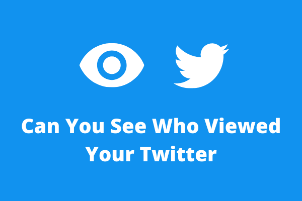 Can You See Who Viewed Your Twitter Profile or Tweets?