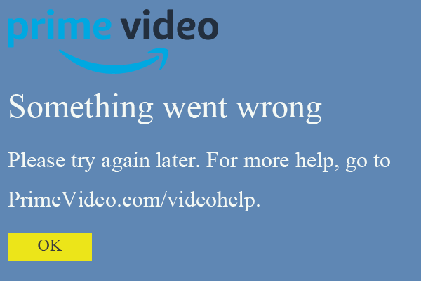 How to Fix  Prime Video Something Went Wrong Error?