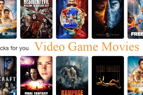Video Game Movie Lists of Different Types
