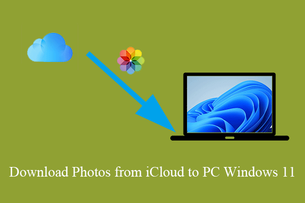 Import, Backup, Download Photos from iCloud to PC Windows 11
