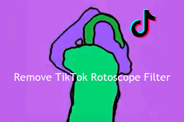 [Solved] How to Remove the Rotoscope Filter on TikTok Videos?