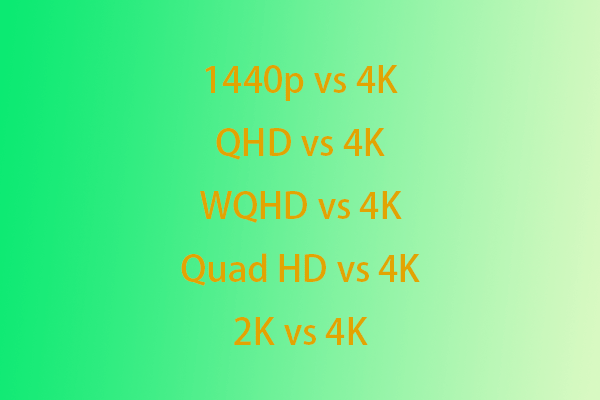 1440p vs 4K: What’s the Difference Between Them?