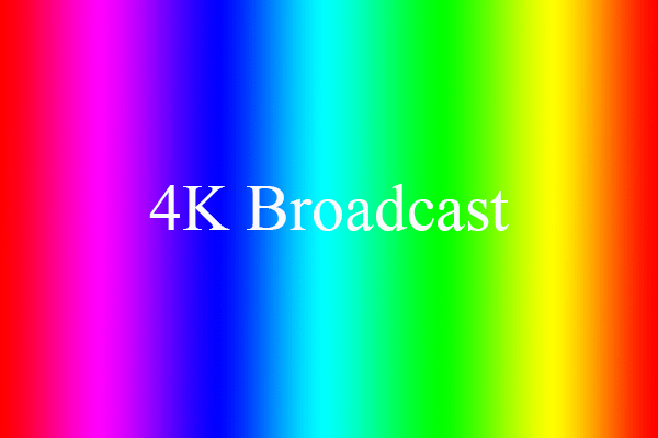 The 4K Broadcast Revolution: Redefining Television