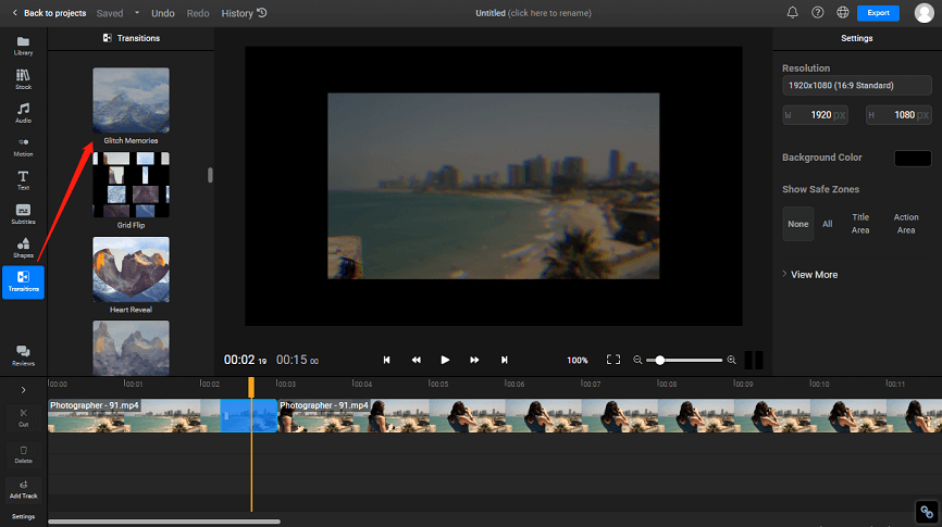 How to add a glitch effect to your video online (easiest method