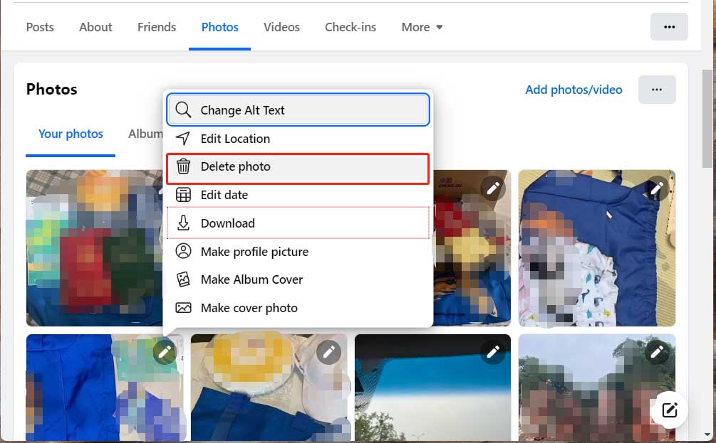 How To Delete Photos From Facebook Via Browser Or Mobile App 