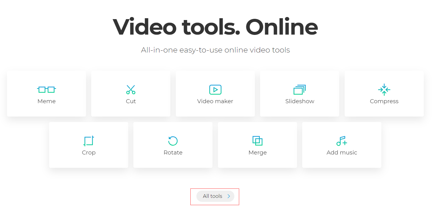 click on all tools