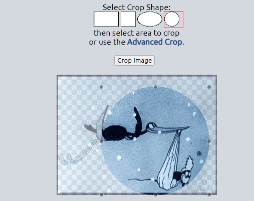 crop GIF into circle