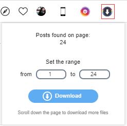 download all Instagram photos at once