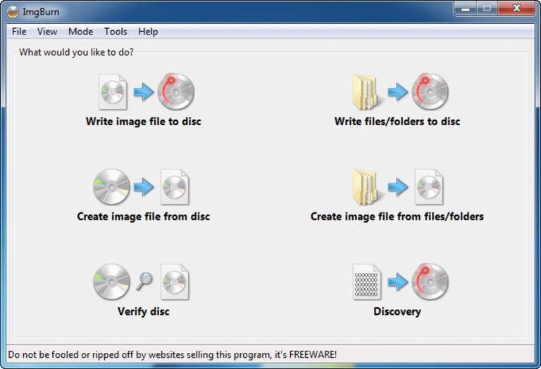 small free program iso cd burning