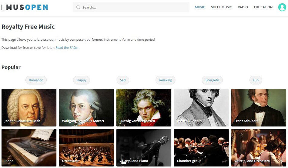 classical music review websites