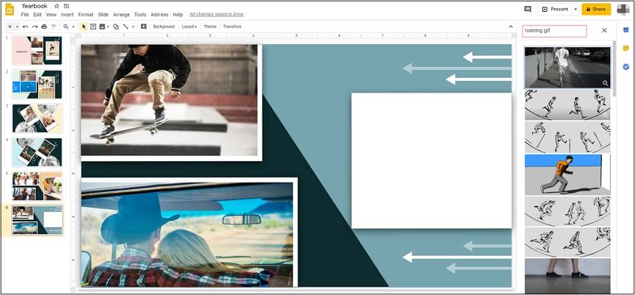 Adding and editing GIFs in Google Slides