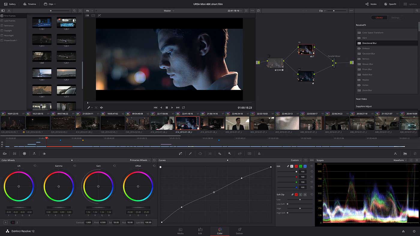 resolve video editor