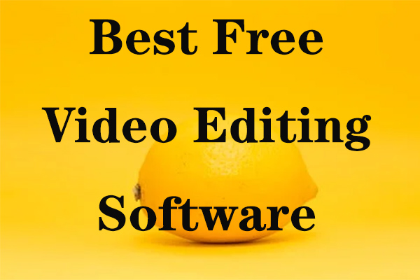 vidio editing software free