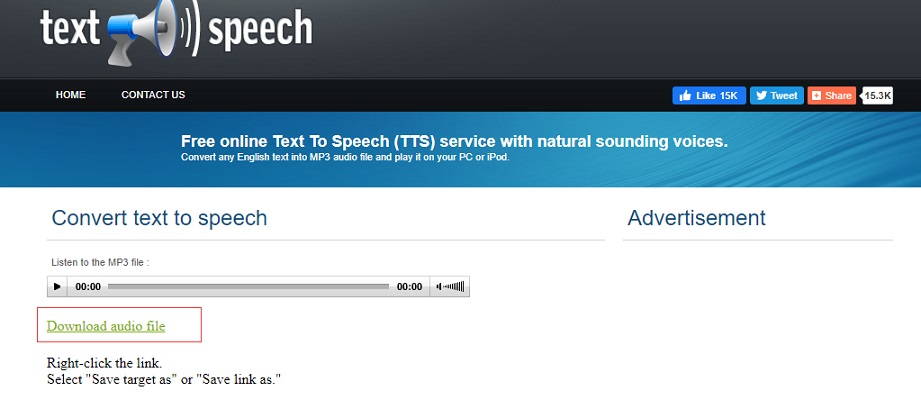 convert text to speech online