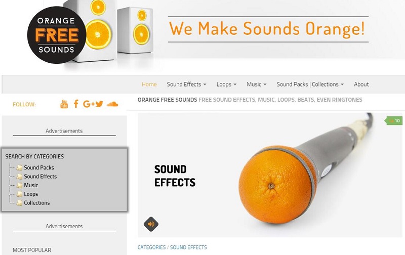 Orange Free Sounds