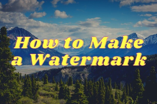 how to make a watermark