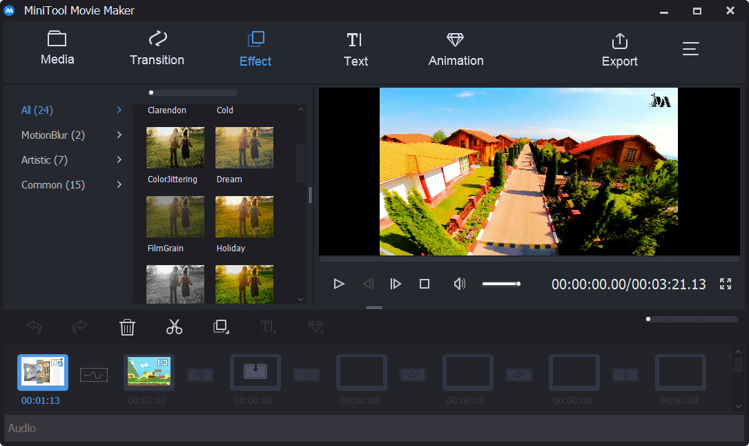 MiniTool Movie Maker improve video quality