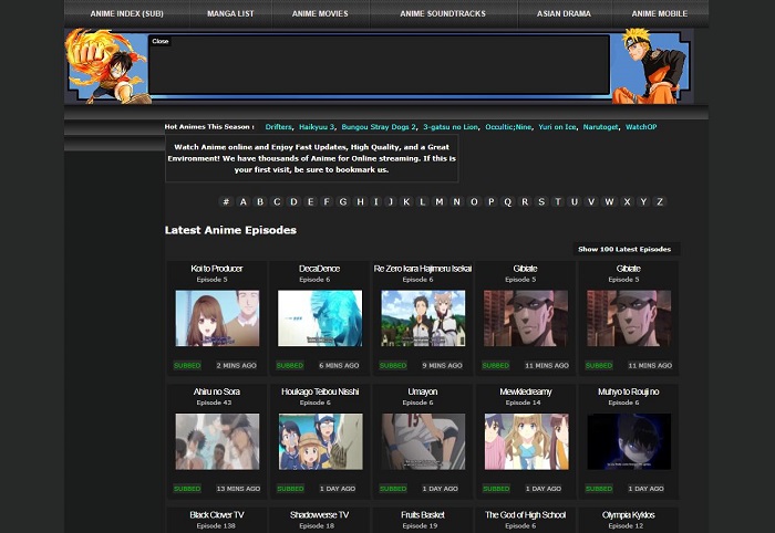 Best KissAnime Alternatives