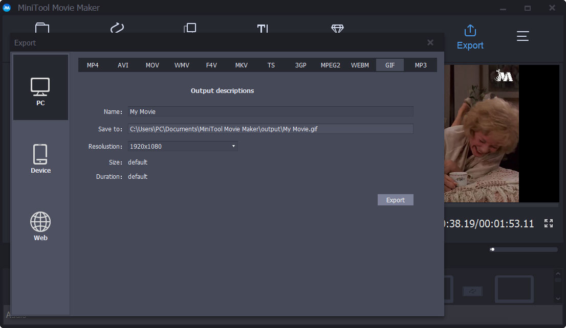 How to Make GIF Video for Free? - MiniTool MovieMaker
