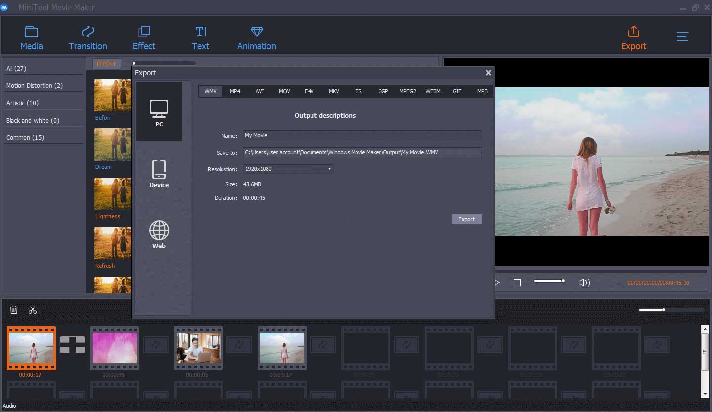 Minitool Debuts Minitool Movie Maker Easy To Use Video Editor Minitool Moviemaker