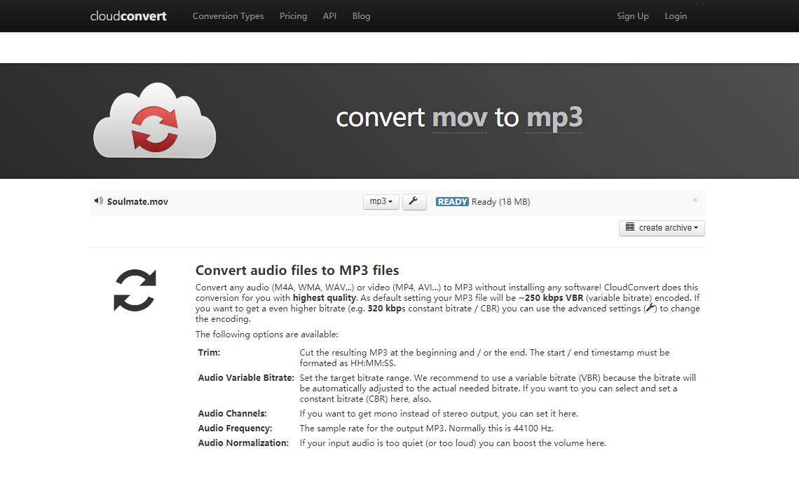 download youtube to mp3 cloudconvert