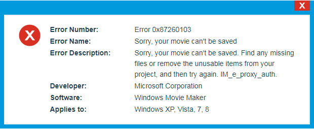 Solved Movie Maker Error 0x 7 Solutions You Can Try