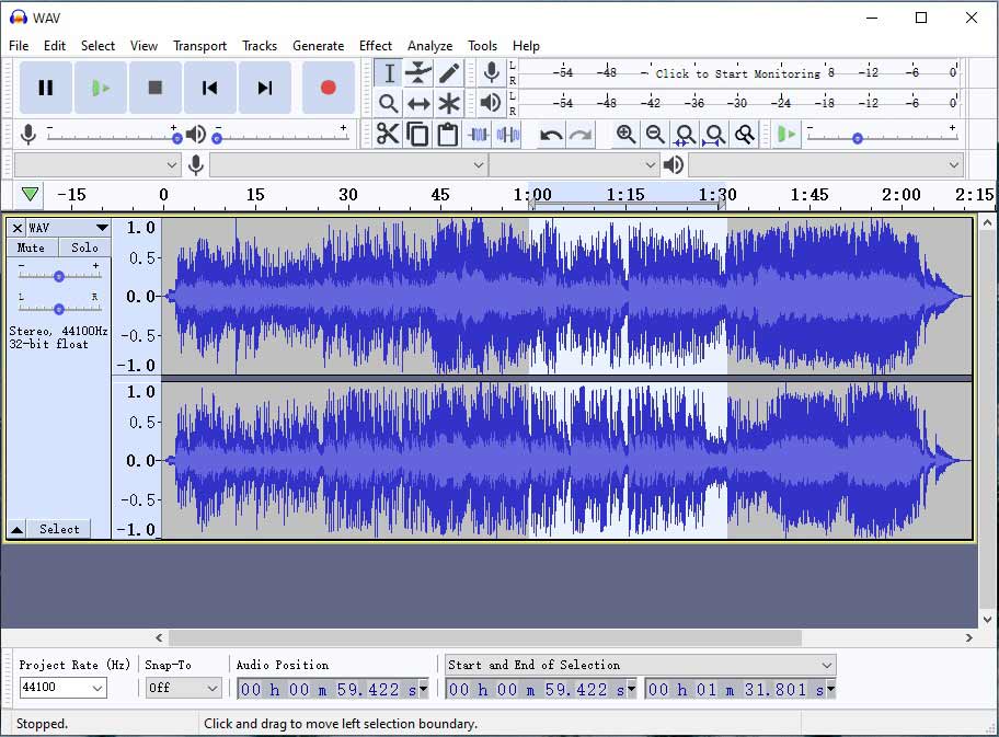 remove audio background noise twistedwave