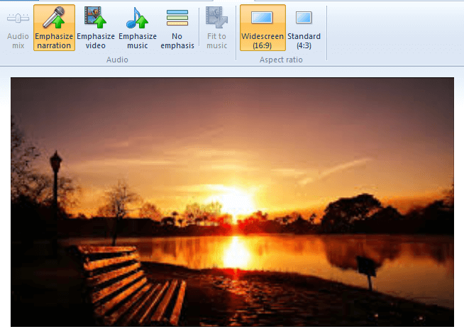 preview photos in Windows Movie Maker