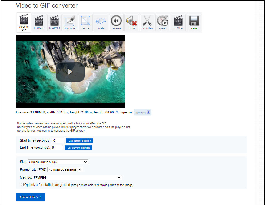 Video to GIF Converter Software Full Version Free Download and Try