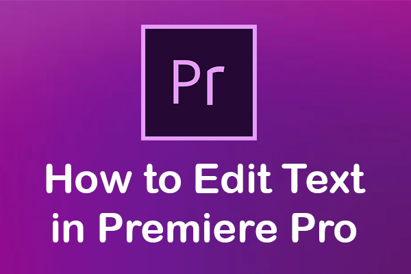 how to insert text in premiere pro