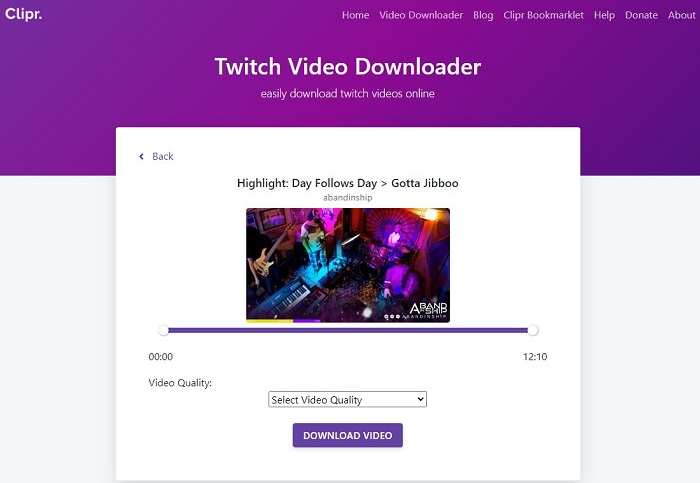 Twitch Downloader - Download Twitch Clips and Share 