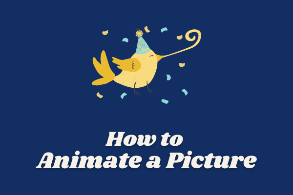 take a picture and animate it