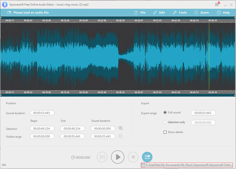 edit audio file details online