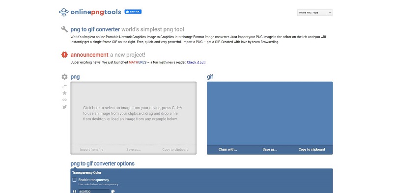 Free Online GIF to PNG Converter tool