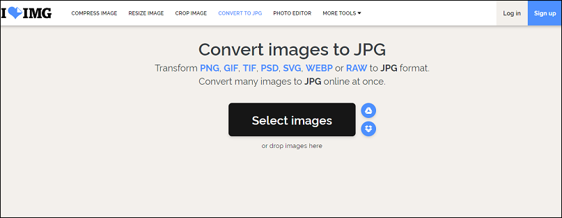 choose Select images