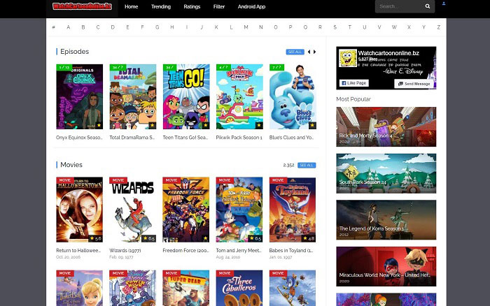 Top 10 Free Cartoon Sites to Stream/Download Cartoons