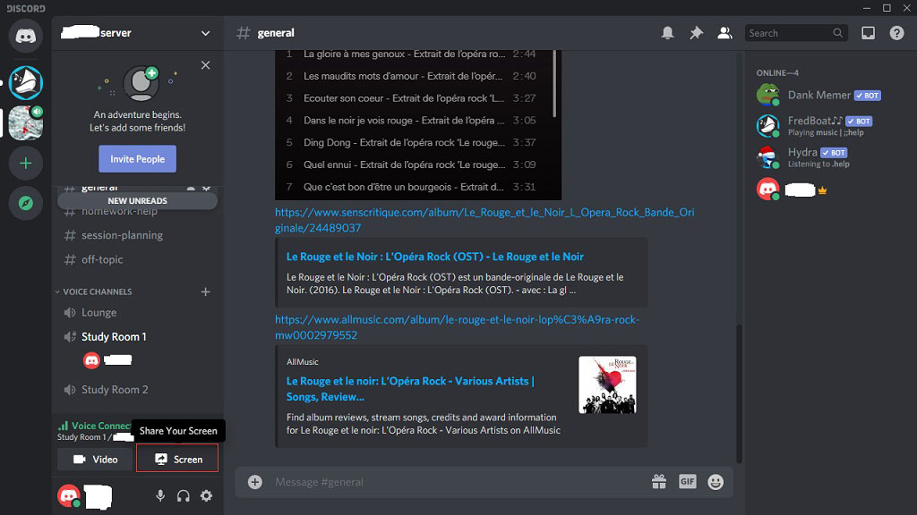 screen share discord for mac