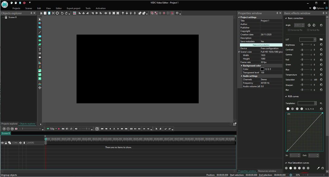 vsdc free video editor how to cut