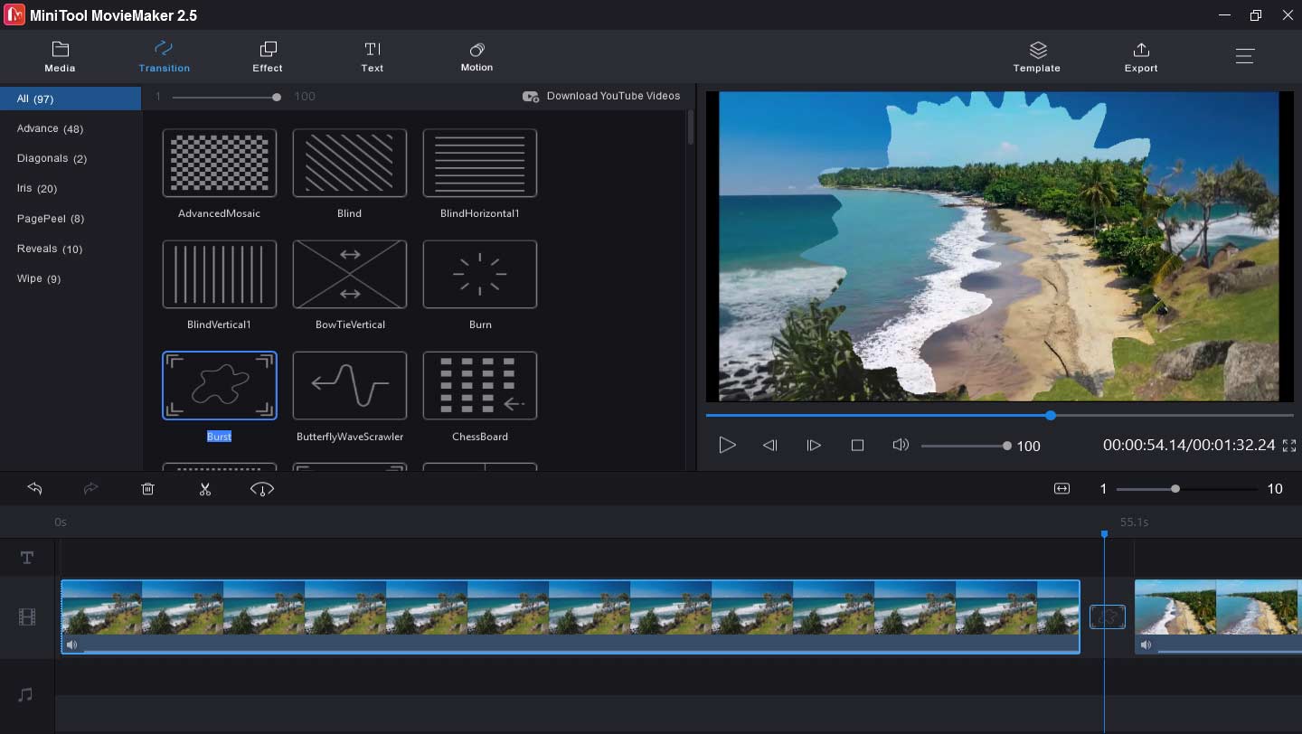 audio spectrum music visualizer videopad video editor