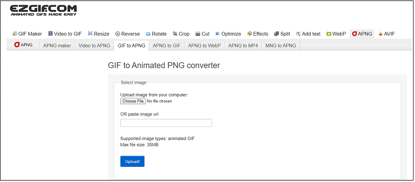 How to convert GIF to APNG (animated PNG)