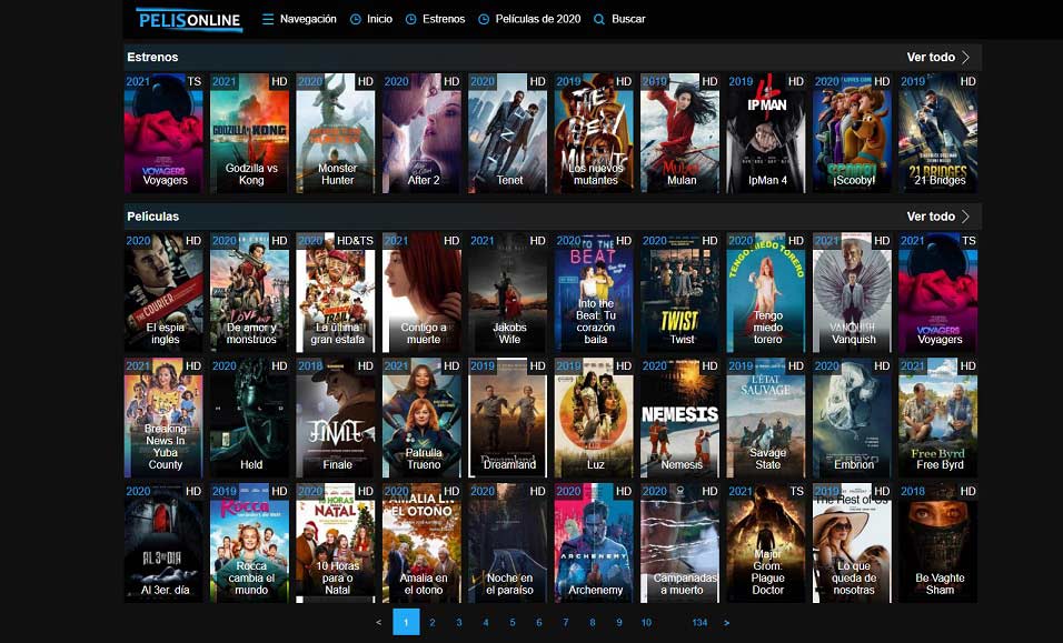 free movie websites in spanish