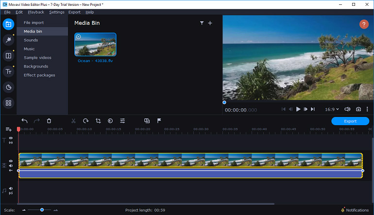 Movavi Video Editor Plus 