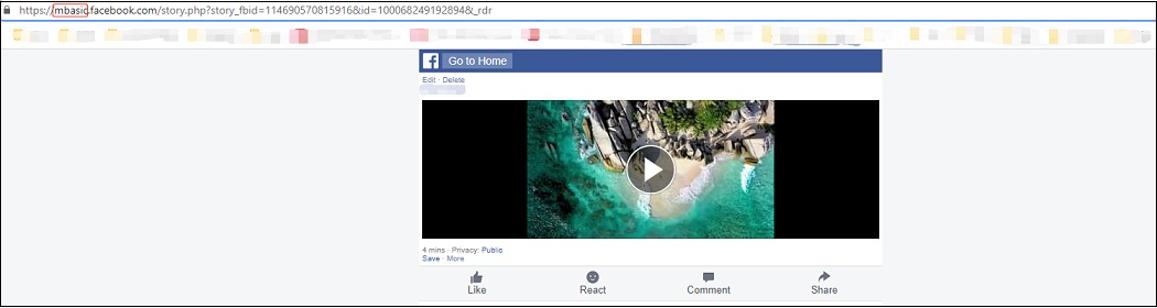 save Facebook video to computer