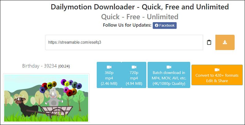 Streamable Downloader & Streamable to mp4 converter