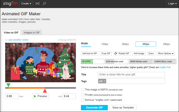 How to Convert MKV Video to Animated GIF for FREE 