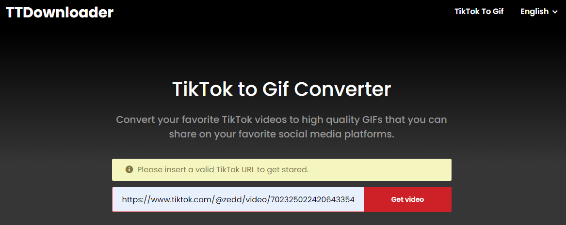 How to Make a GIF from a TikTok Video