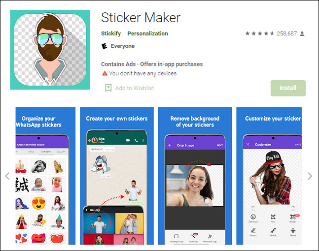 How to make own gif what's app stickers without any app